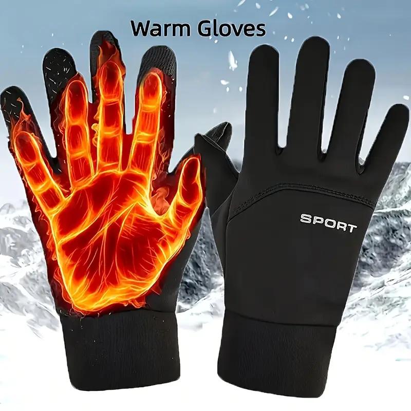 Winter Outdoor Thermal Gloves for Sports, Cycling, And Skiing, Touchscreen Gloves for Men.
