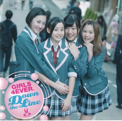 CD GIRLS 4EVER.  Down The Line ARIES0014 Aries Entertain 2015 Japan ObiJapanese PopRock Used