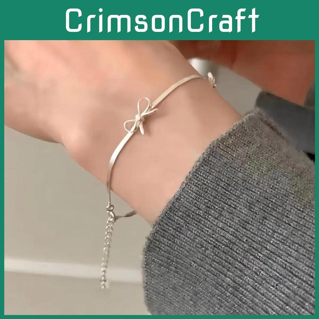 Luxurious Minimalist Butterfly Knot Bracelet For Women Spring 2024 New Fashion Accessory