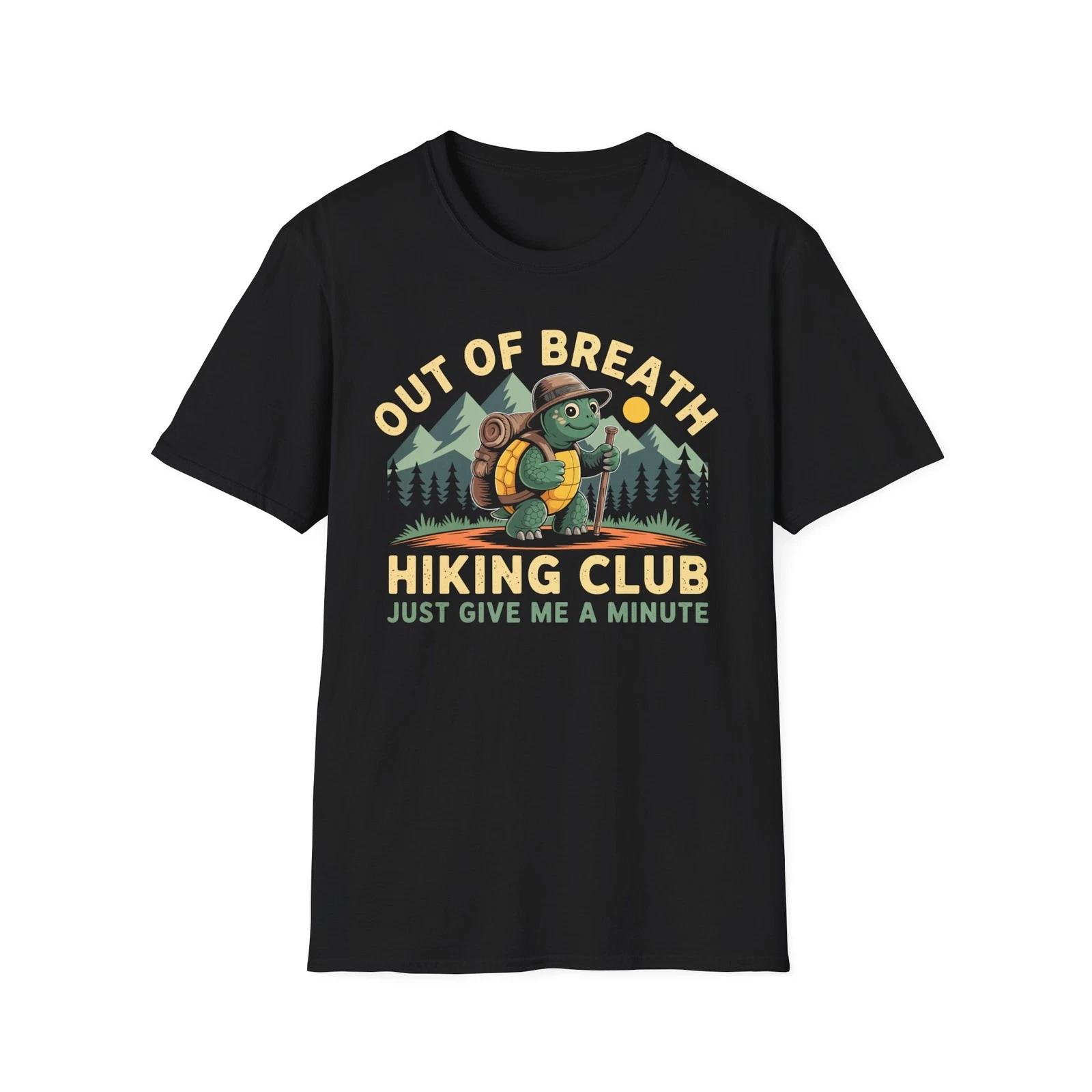 Out Of Breath Hiking Club Funny Hiking T Shirt, Hiking Gift, Adventure Camping S
