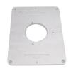 4‑17/32 tommers aluminiumsoverfresbord innsatsplate for 625 624 for Bosch 1611 1615 for FEINRT 1800 for