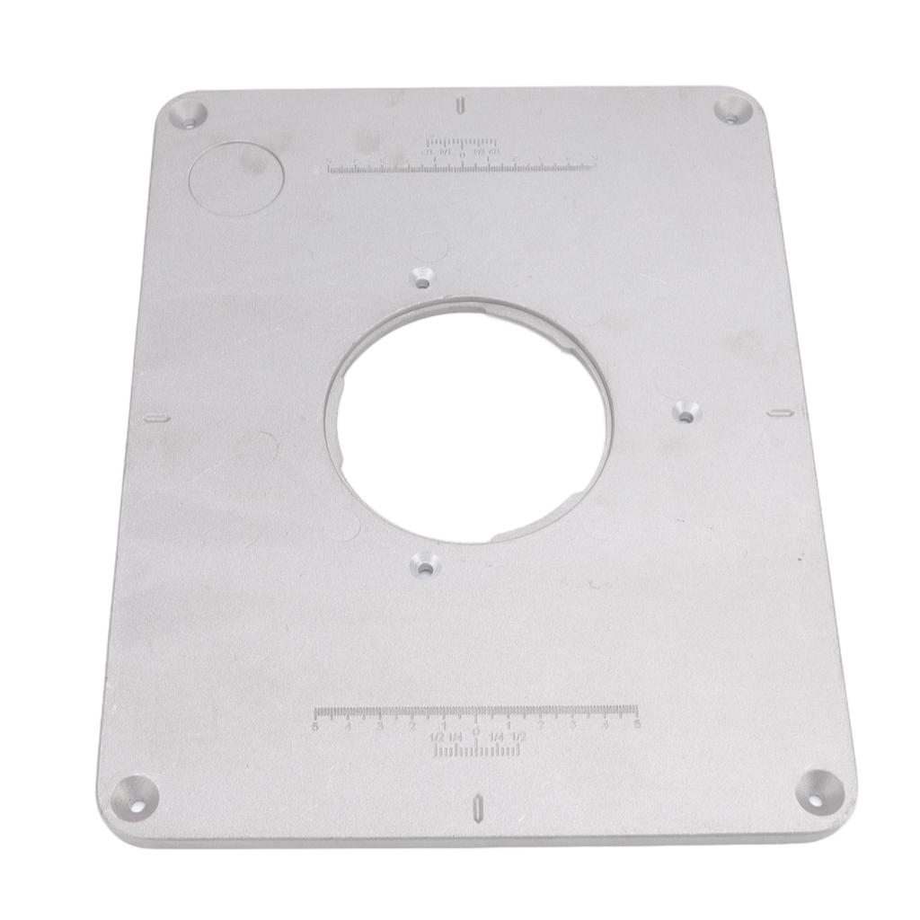 4‑17/32 tommers aluminiumsoverfresbord innsatsplate for 625 624 for Bosch 1611 1615 for FEINRT 1800 for