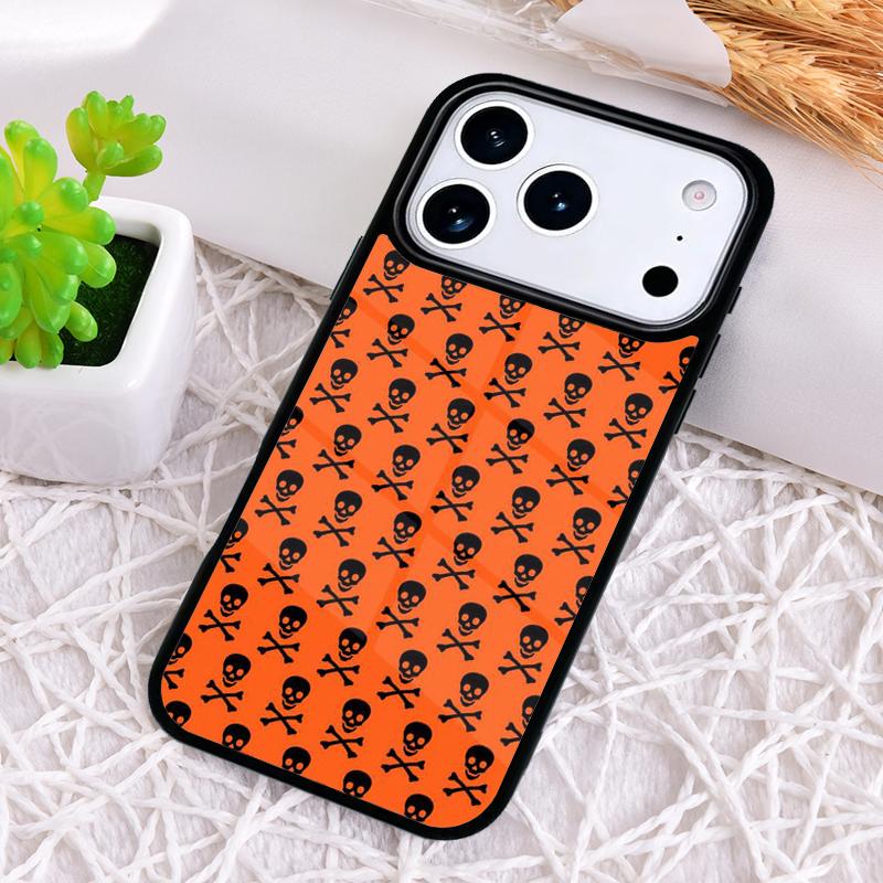 Pirate Skull Cross Bones Shockproof Phone Case for iPhone 17 Air 16e 15 11 12 14 13 Pro Max Cover Coque