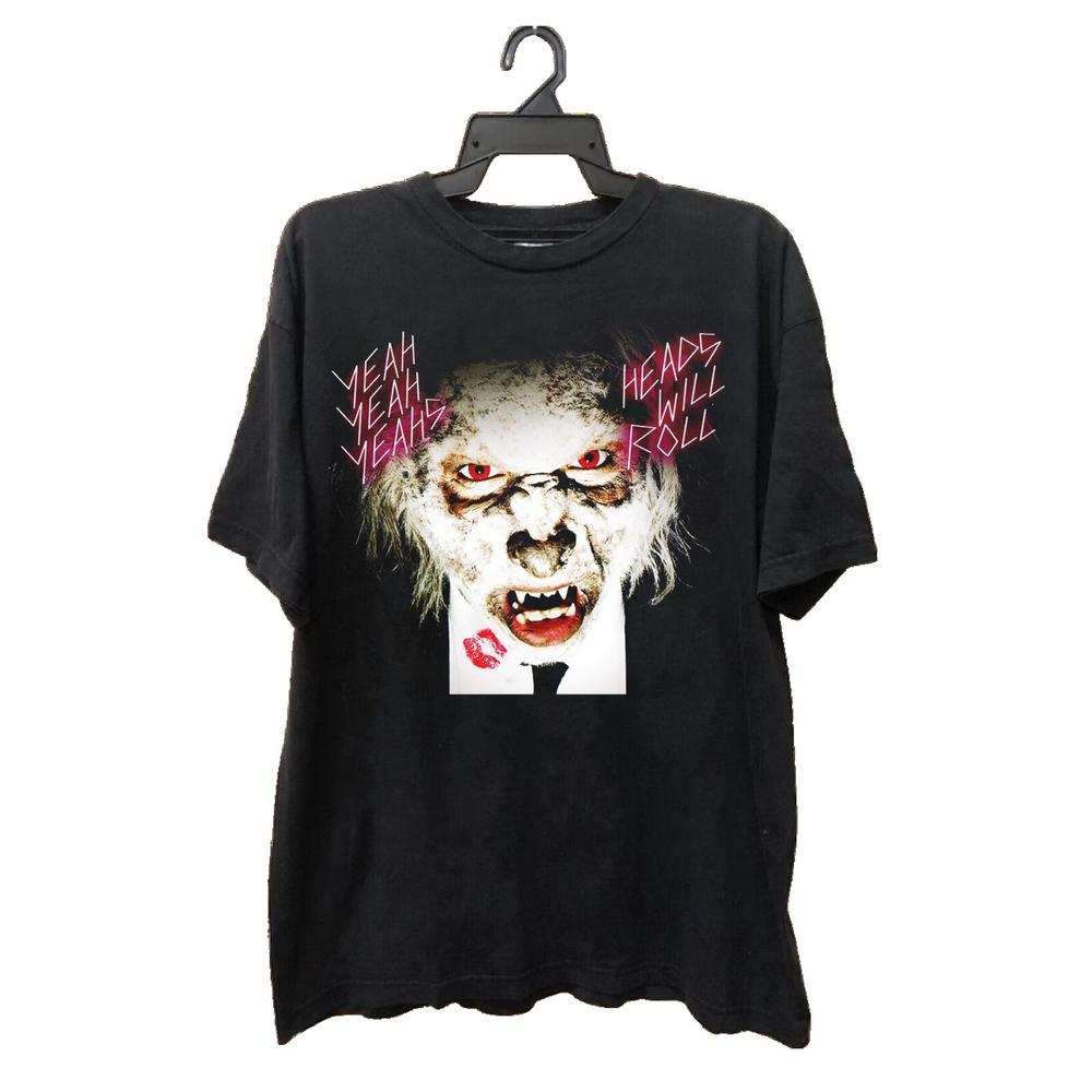 New Yeah Yeah Yeahs Band Heads Will Roll Cotton Men S-4XL Shirt M
