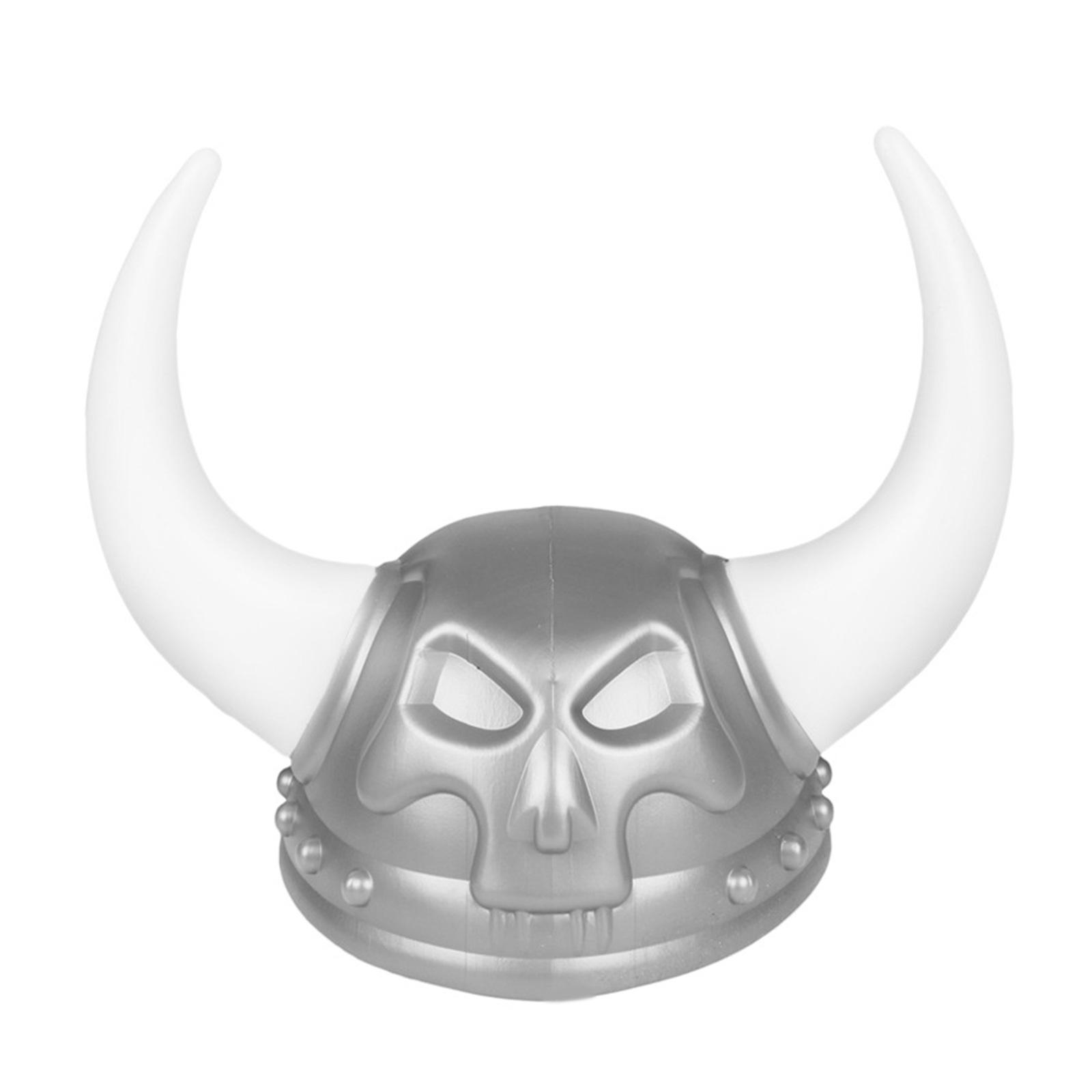 

Взрослый шлем викинга с рогами для вечеринок в стиле викингов, шляпа древнеримского воина для костюма, средневековое одевание 3