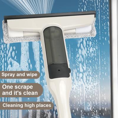 The High-altitude Water Spray Window Cleaning Wonder With an Extended Telescopic Rod Design Makes Easy To Clean High-rise Glass