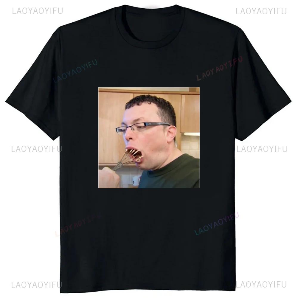 

Whisk Incident Funny Meme Come Dine with Me T-Shirt Casual Hip Hop Streetwear Fashion Loose Man Tshirt Comfort Breathe Women Tee 4XL