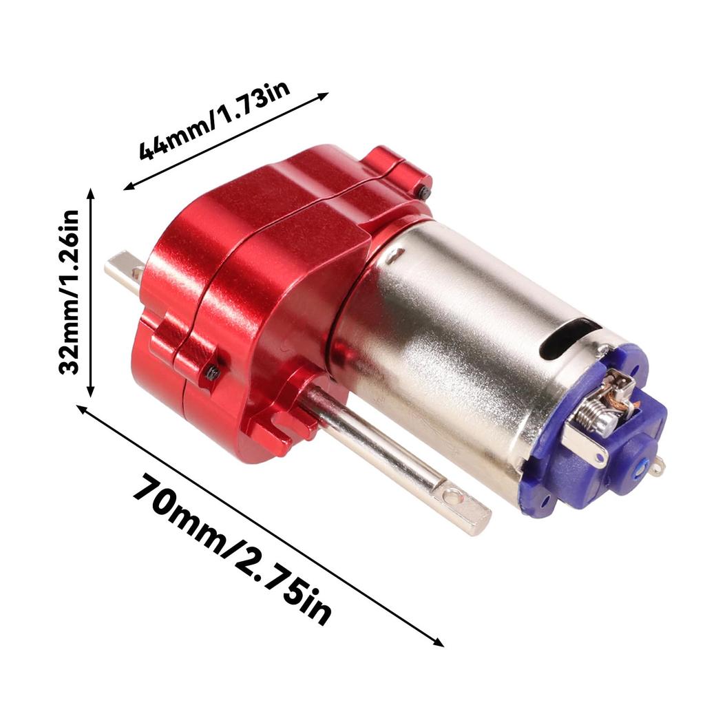 MN MODEL Metal Gearbox + 370 Motor Update Parts Compatible with MN-168, MN-82, MN-72, and MN-99S