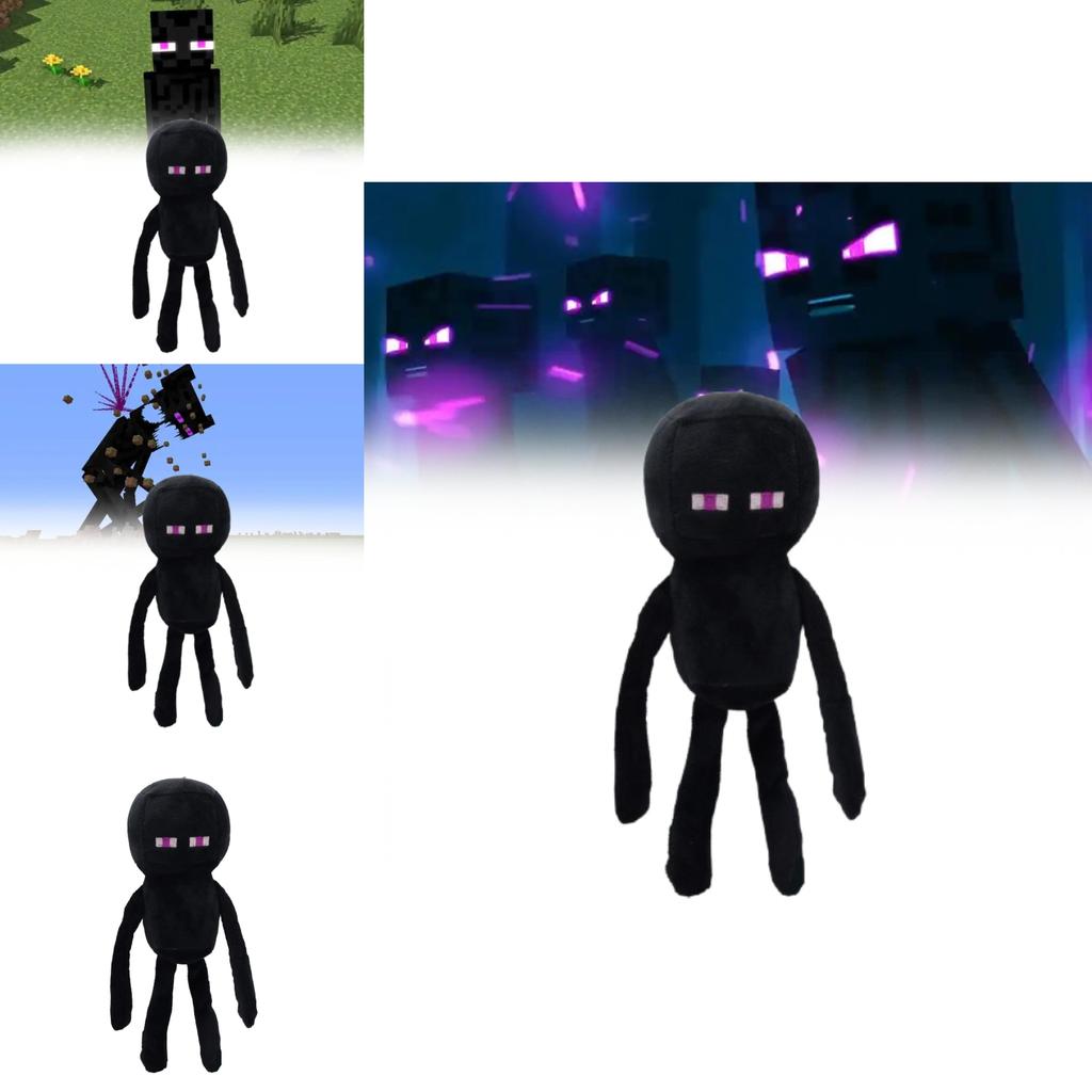 Minecraft Enderman Plush Toy With Pp Cotton Filling For Collectors And Kids