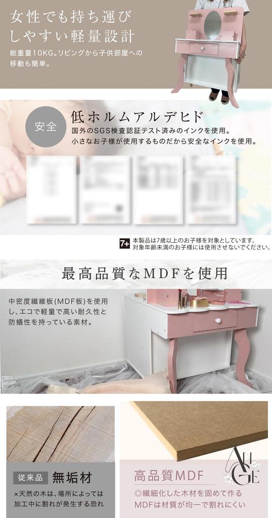 [Award-Winning & Popular Brand] YouTen Dresser & Play Kitchen Reversible 2-Way Original Design Wooden Interior Play Kitchen Set Toy Pretend Play