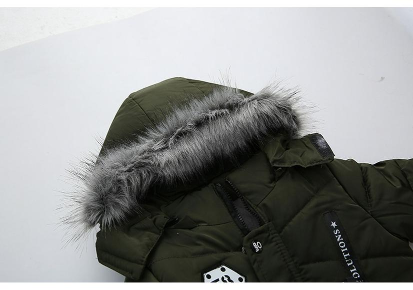 2023 Boys' Thickened Cotton Jacket - Cross-Border E-Commerce Edition