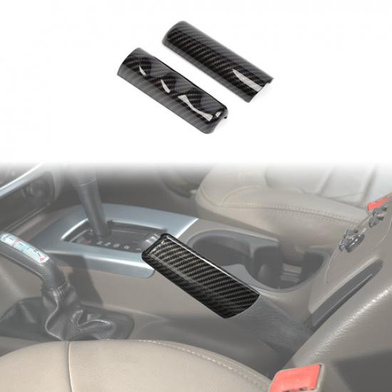 Carbon Fiber Handbrake Hand Brake Cover Trim Protector for Jeep Liberty 1999-07