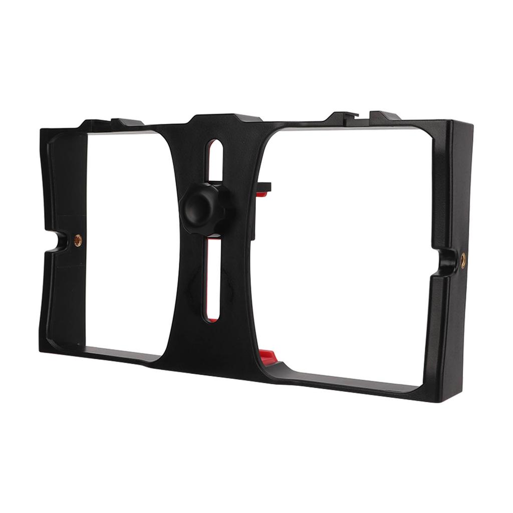Phone Video Camera Cage ABS Portable Handheld Smartphone Video Stabilizer Rig for Livestreaming Vlog