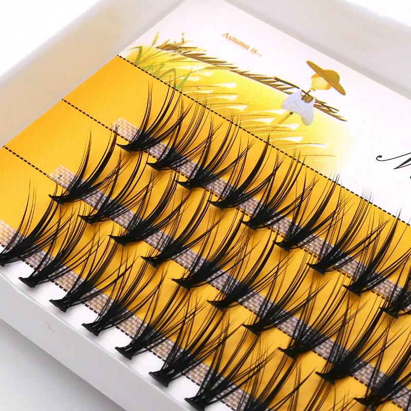 

20D/30D норковые ресницы, 1 коробка/60 пучков, наращивание натуральных ресниц, 3D, Россия, индивидуальные инструменты для макияжа, ресницы, реснички C&0.07mm&10mm