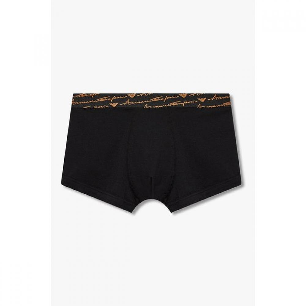Emporio Armani Мужские S Сплошной curSive Логотип ящики 0815312068 S(95)