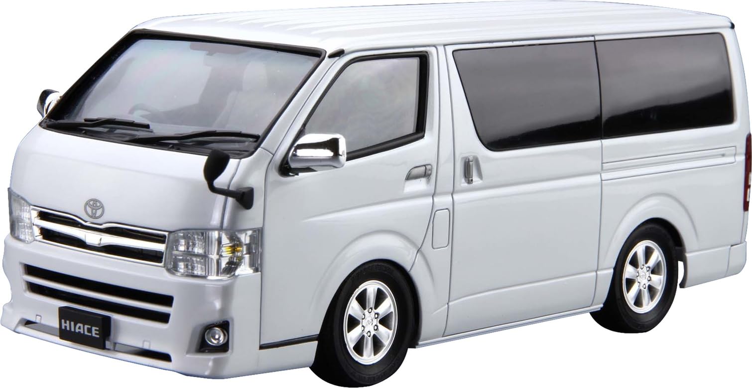 

Aoshima Bunka Kyozai The Model Car Series 6 Toyota TRH200V Hiace Super GL 2010 Plastic Model Kit Co., Ltd. 1/24 No. белый