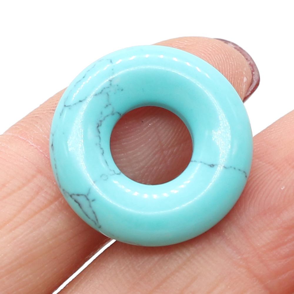 1ks korálky z přírodního kamene s velkým otvorem, reiki léčivý krystal křemen volné korálky pro výrobu šperků DIY náhrdelník klíčenka dekorativní doplňky 6×20 mm