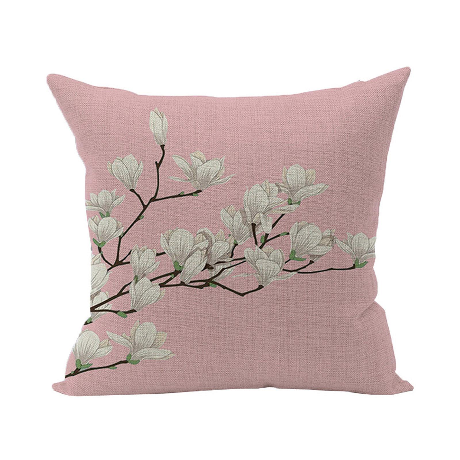 Vintage Retro Cotton Linen Waist Throw  Case Cushion Cover Home Sofa Decor