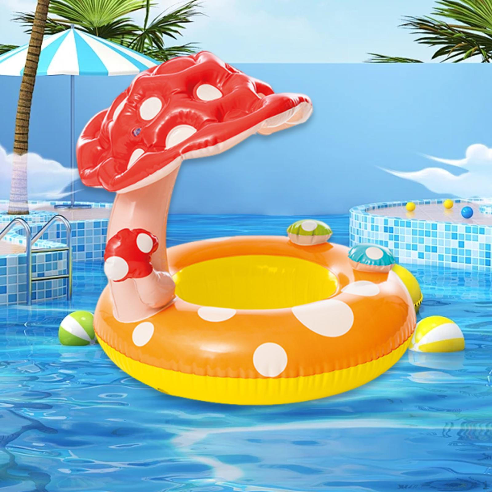 

Детский надувной круг для плавания, не переворачивающийся, из толстого ПВХ, для тренировок в воде, для веселья в воде, плавательное кольцо