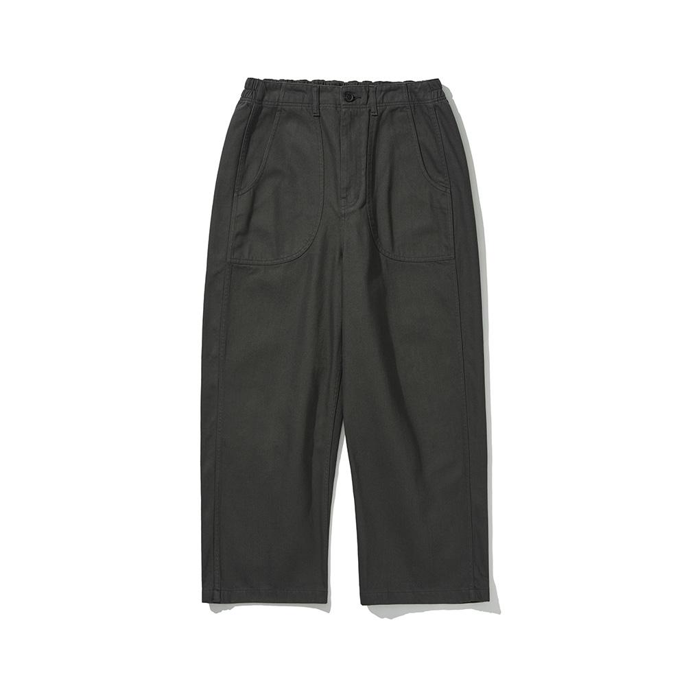 HISHANDER Easy Wide Tapered Pants