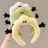 Cute Cartoon Plush Headband, Funny Twist Cloud Design Face Wash Hair Band, Soft Cozy Headwear for Skincare, Makeup & Bathing