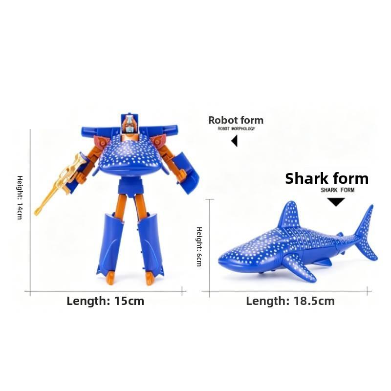 Robotmodel af Havdyr Med Plastik Konstruktion Til Børns Leg Og Samling