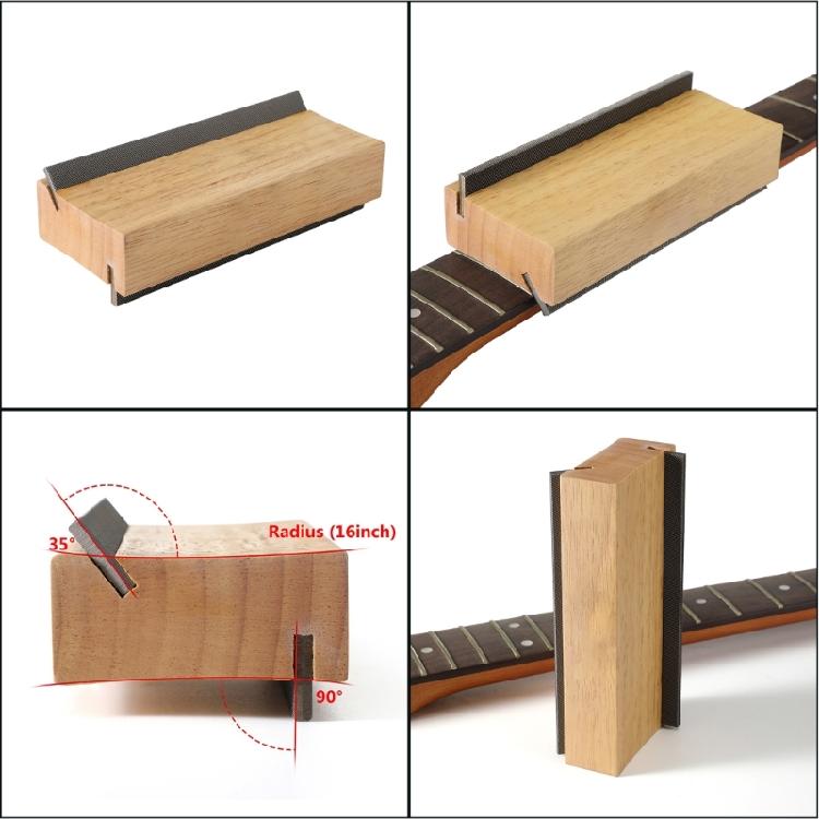 Guitar Fret Leveling Sanding Beam Bass Guitar Fret Leveler Leveling File Guitar Luthiers Tool Fretboard Sanding Block