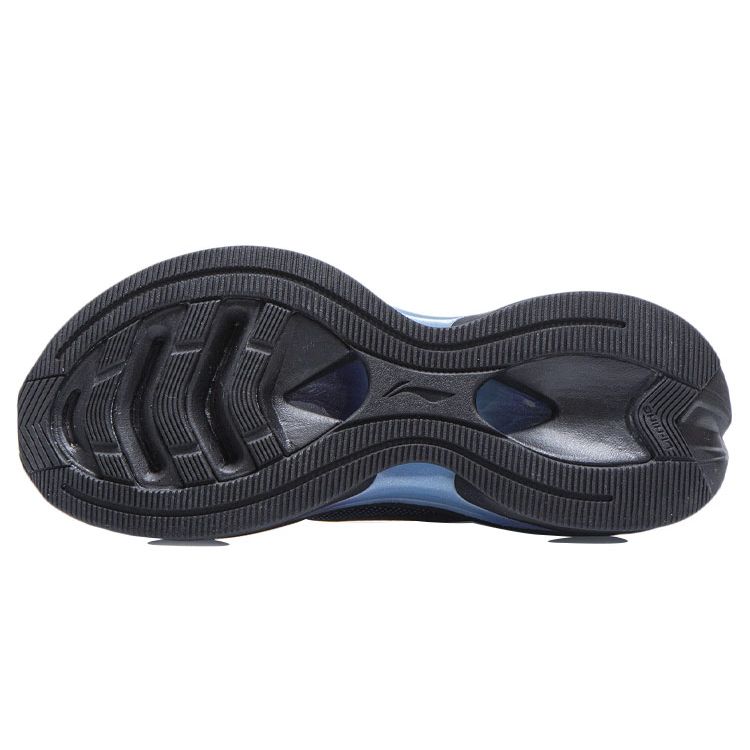 Li Ning Wu Shi 5S 1.0 Low Top Running Shoes Women Sneaker Black Blue ARHR212-5