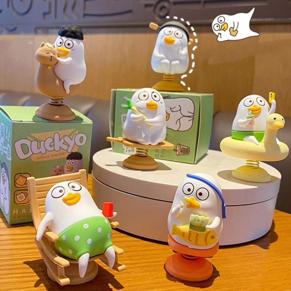 Funny Little Liu Duck Car Decoration Collection Car Bobblehead Figure  Office Desk