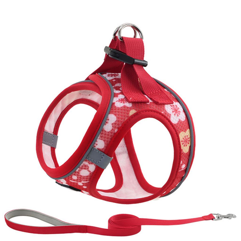 Reflektierende, bequeme und atmungsaktive Hundeleine für Brust und Rücken