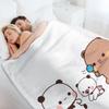 Bear and Panda Bubu Dudu Balloon Throw Blanket Sofa Throw Custom Luxury blankets and throws Blankets