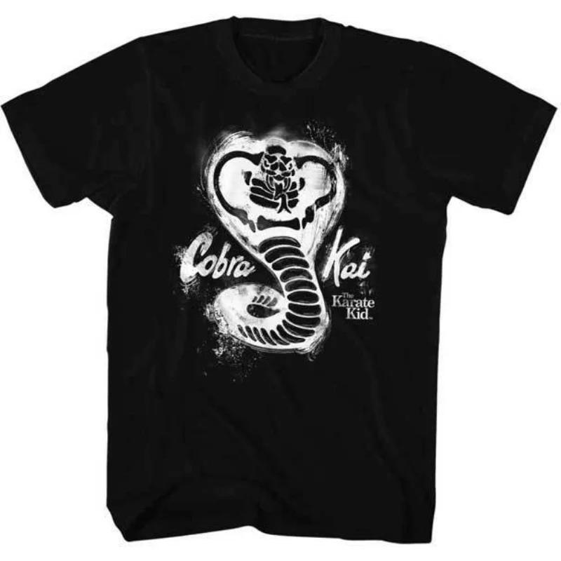 Classic Kungfu Movie Karate Kid Daniel Laruso Cobra Kai TShirt 100 Cotton ONeck Short Sleeve Casual Mens Tshirt Size S3XL S