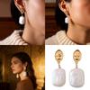 Elegant Freshwater Pearls Earrings for Women Craft In Sturdy Copper Materials Comfortable Designs for Any Occasion