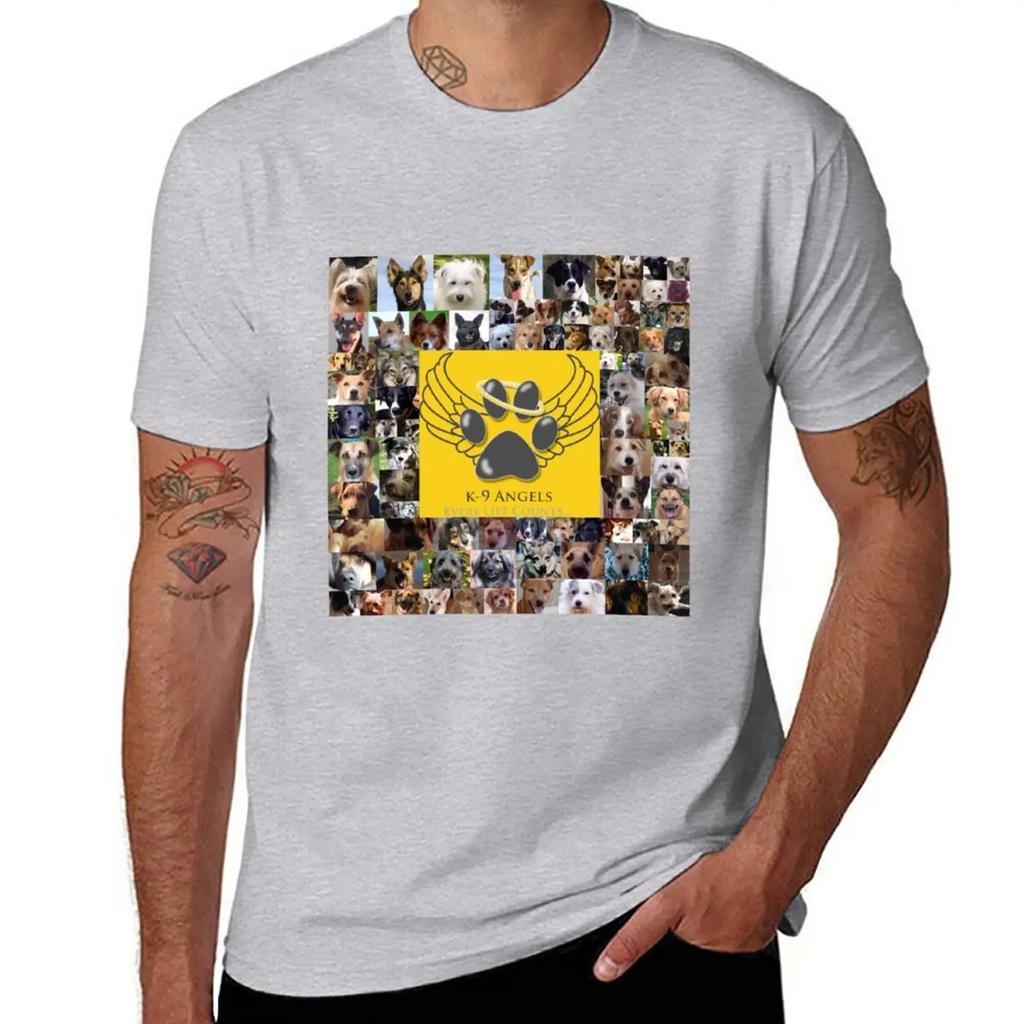 K-9 ANGELS RESCUE COLLECTION T-Shirt plus size tops Aesthetic clothing summer top hippie clothes t shirts
