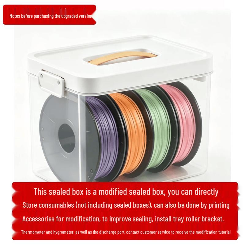 Iterative Space 3D Printer Filament Storage and Drying Box