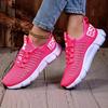 Shoes of Woman Ultra Breathable Trendy Knitted Mesh Lace Up Shoes Comfort Aesthetics Outings Walking Women's Casual Sneaker