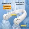 USB Mini Leiser Blätterloser Nackenventilator: Tragbar, faltbar, wiederaufladbar