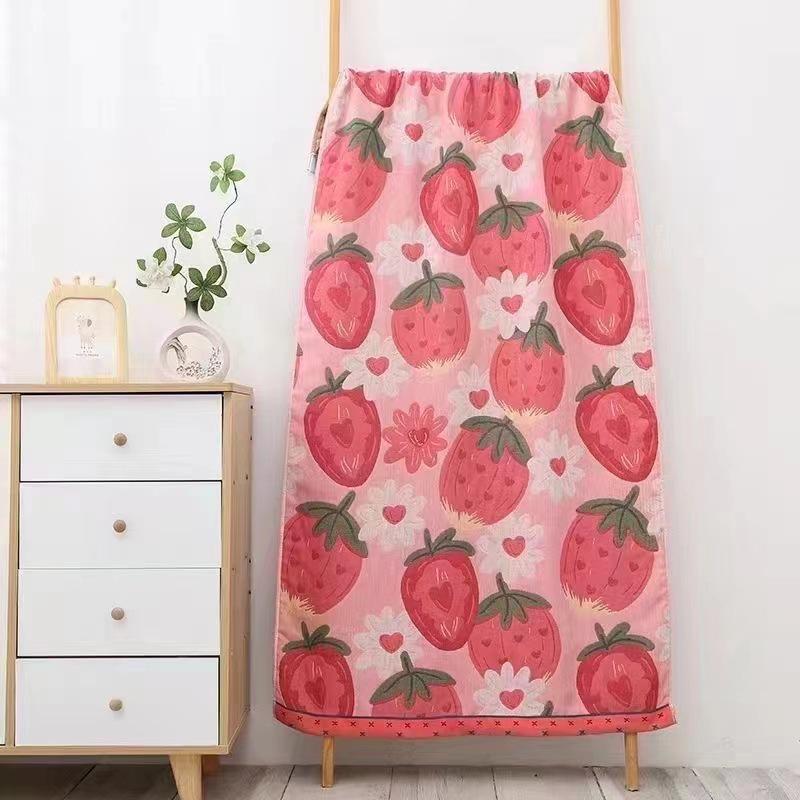 

М який збільшений марлевий банний рушник для дорослих - 80x160 см, чотиришаровий, ідеальний для пляжу або домашнього використання 80*160cm