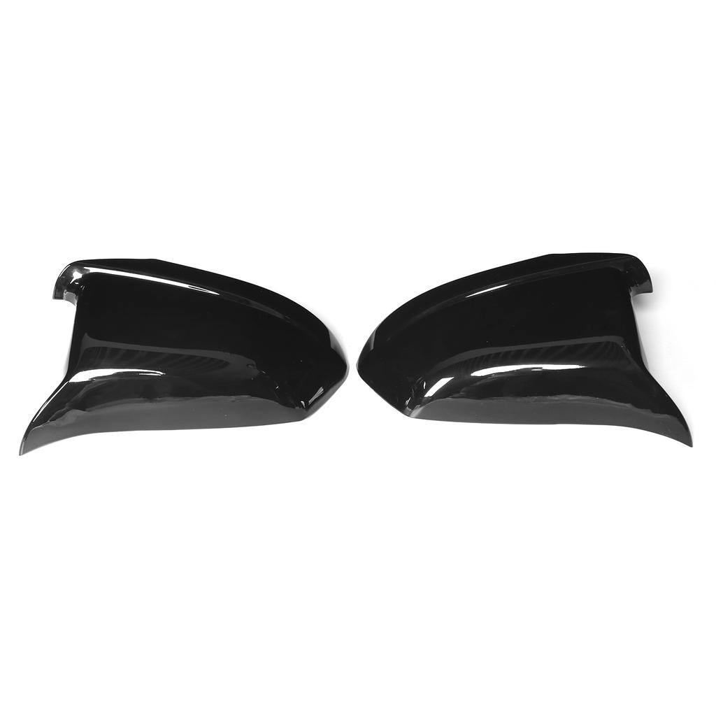 2pcs Full Rearview Side Mirror Cover Cap Glossy Black Replacement for F10 F11 F18 PreLCI 20102013