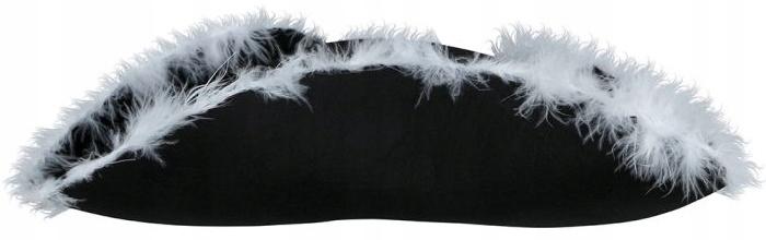 Hut Mütze Admiral Dreispitz Schwarz Mit Federn Barock Adel Kostüm Ball