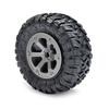 4PCS RC Military Truck 70mm Beadlock Wheel Tires & Rims Heavy Bearing Spare Part of MN90/91 FY001/002 1:12 Model for Car