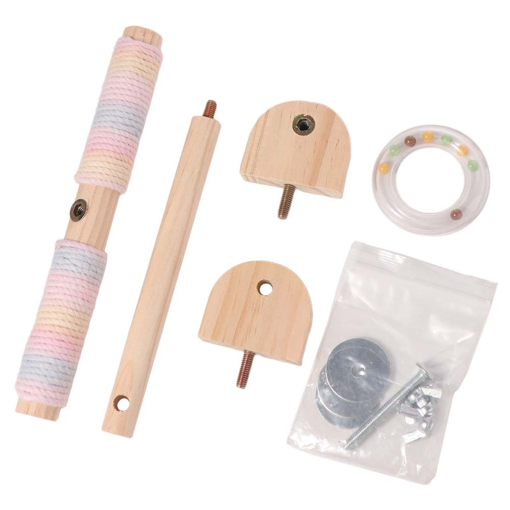 Bite Resistant Wood Parrot Swing Wear-resistant Parrot Swing Pole for Parrots Parakeets