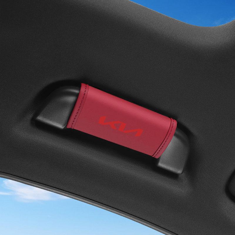 Car sticker Car Roof Handle Cover Door Armrest Leather Covering For KIA Ceed Rio Sportage R K3 K4 K5 K6 XCEED KX3 SPORTAGE EV6