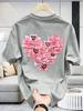 Couple Sportscraut Cotton Short Sleeve Tshirt Young Unisex And Unisexs Summer Ins Loose Casual Half Sleeve Top
