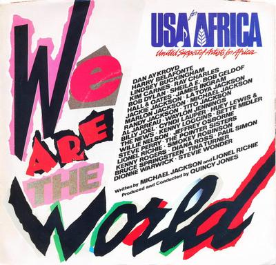 7-Zoll-Schallplatte USA FOR AFRICA We Are The World US704839 Columbia 1985 US SoulFunk Gebraucht