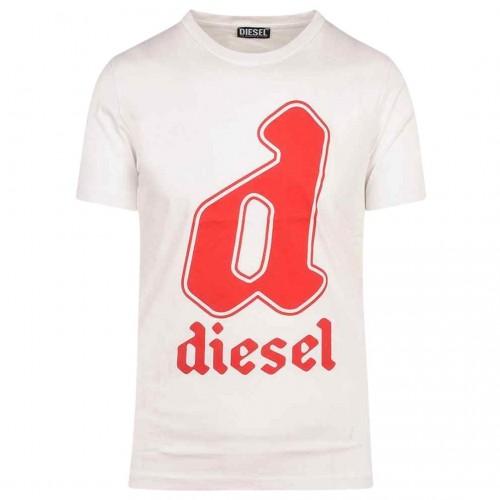 Diesel Unisex Adult Lowercase D Large Logo T-Shirt