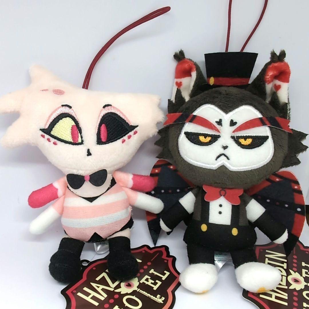 Hazbin Hotel Sitting Plush doll Mascot Husk Angel Dust set Round One 2026