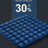Ergonomic Air Cushions Air Seats Pad for Pressure Relief In Office Chairs and Wheelchairs Lightweight Seating Pad