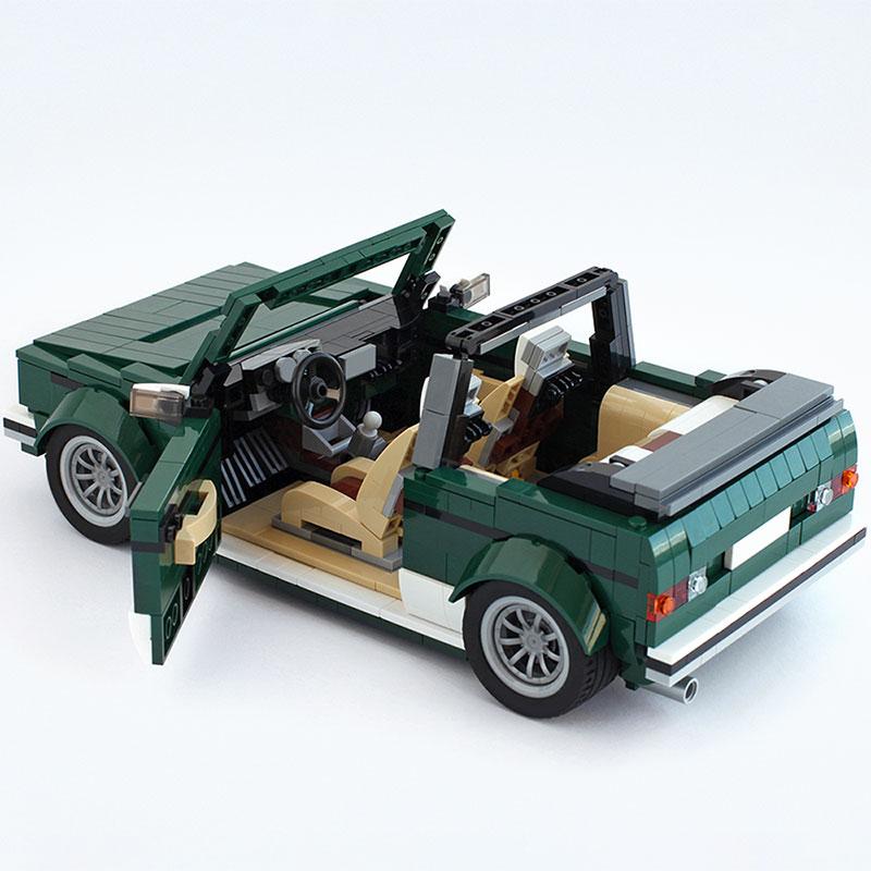 AAXQ1 MOC Urban Sport Vehicles Building Blocks Kit Speed MK1 High-Tech Cabriolet Car Model Children's Assembly Toy Adult Birthday Gift