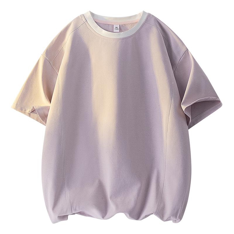 T-shirt d'été à col rond et manches courtes pour homme Rétro Polyvalent Pull Top… Plus